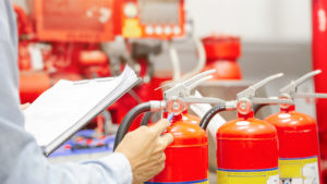 commercial building fire extinguisher requirements