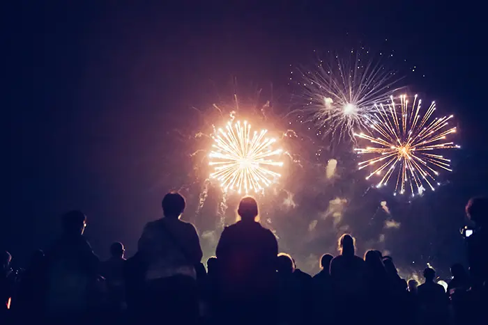 people watching fireworks | 4th of July Trivia