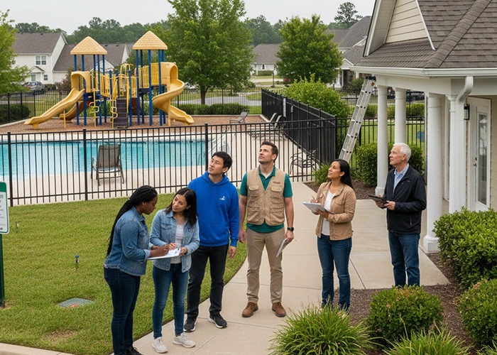 HOA upkeep coordination