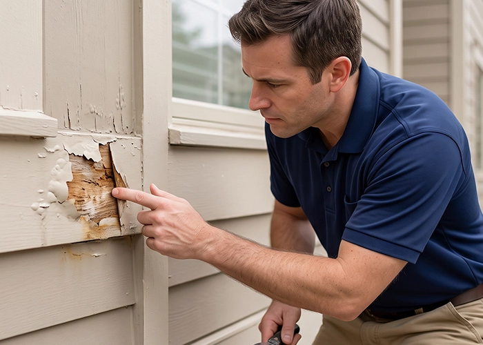 how to spot dry rot